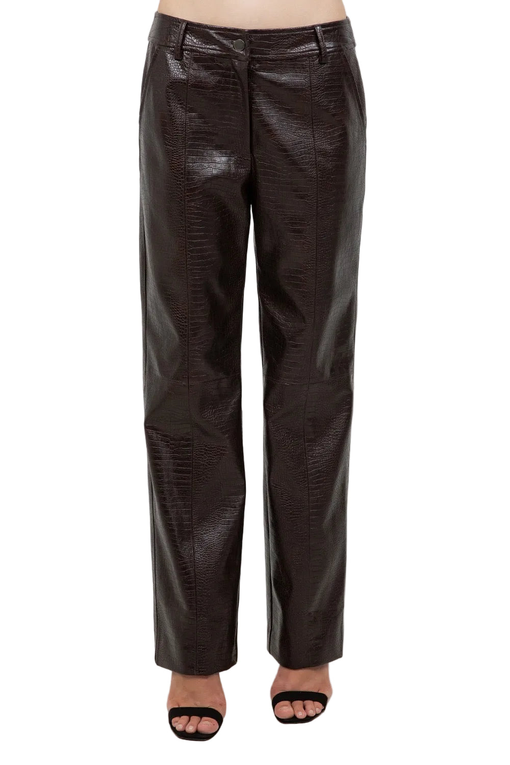 Pantalón Croco Café
