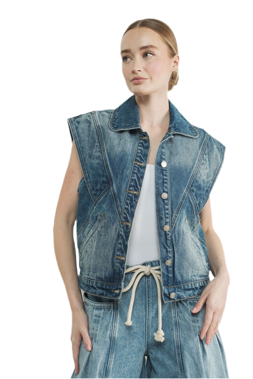 Chaleco Denim
