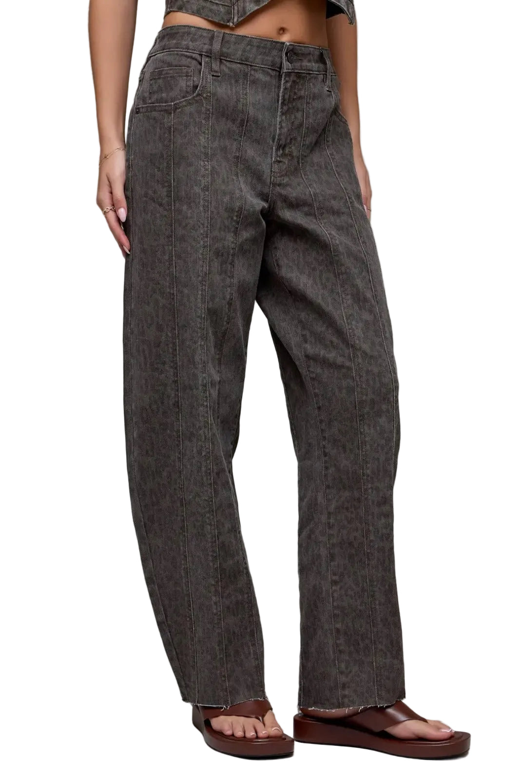 Jeans Baggy Animal Print