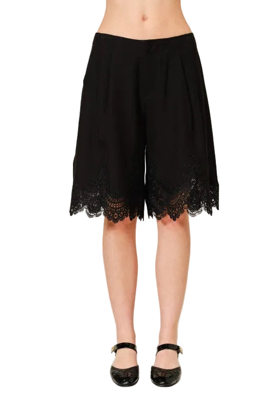 Bermudas Encaje Negras