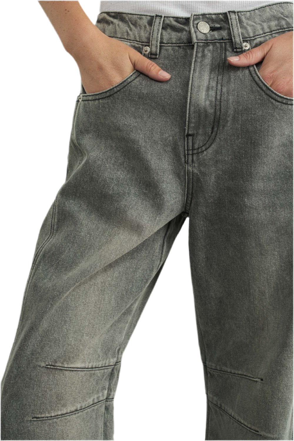 Jeans Barrel Grises (se envían el 15 de mayo)