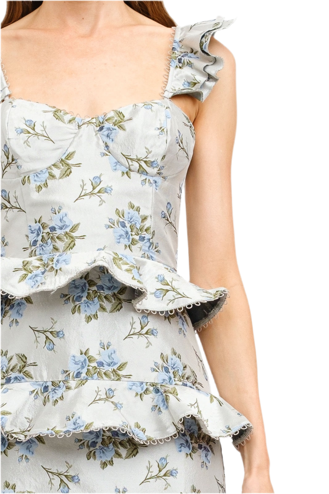 Vestido Midi Flores