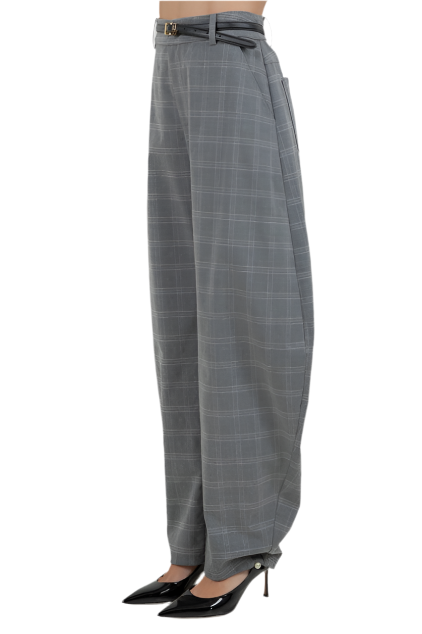 Pantalón Barrel Cuadros