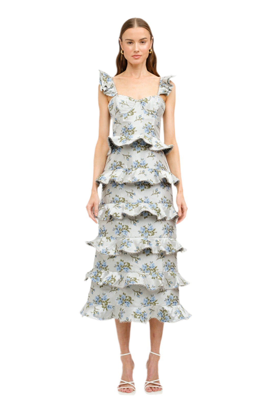 Vestido Midi Flores