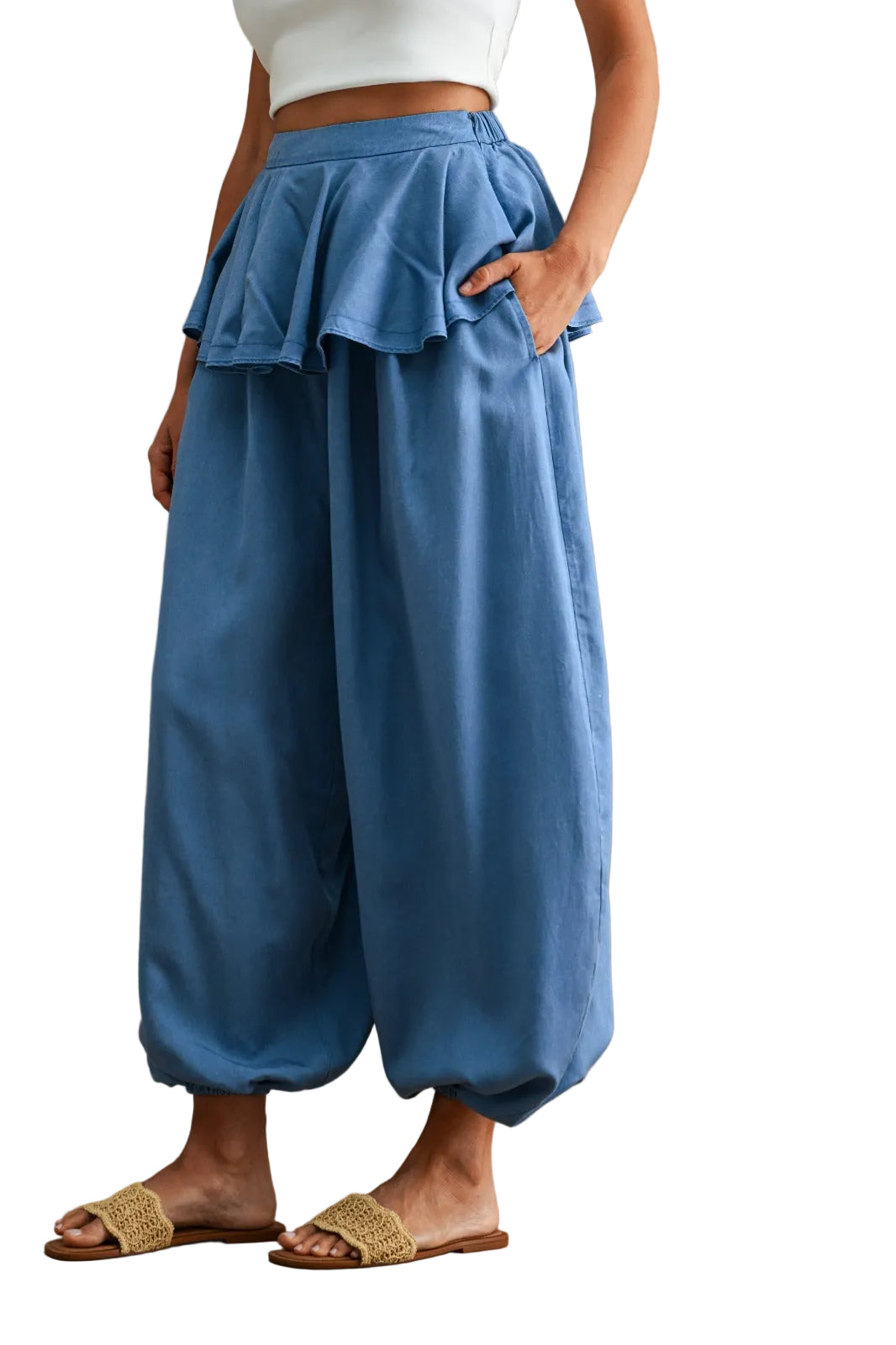 Pantalón Denim Balloon