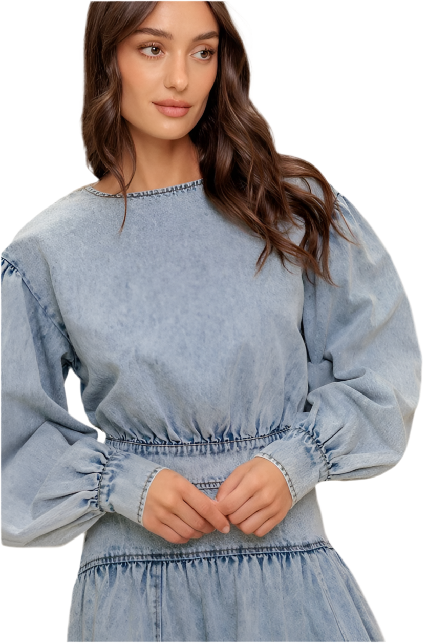 Set Falda y Top Denim
