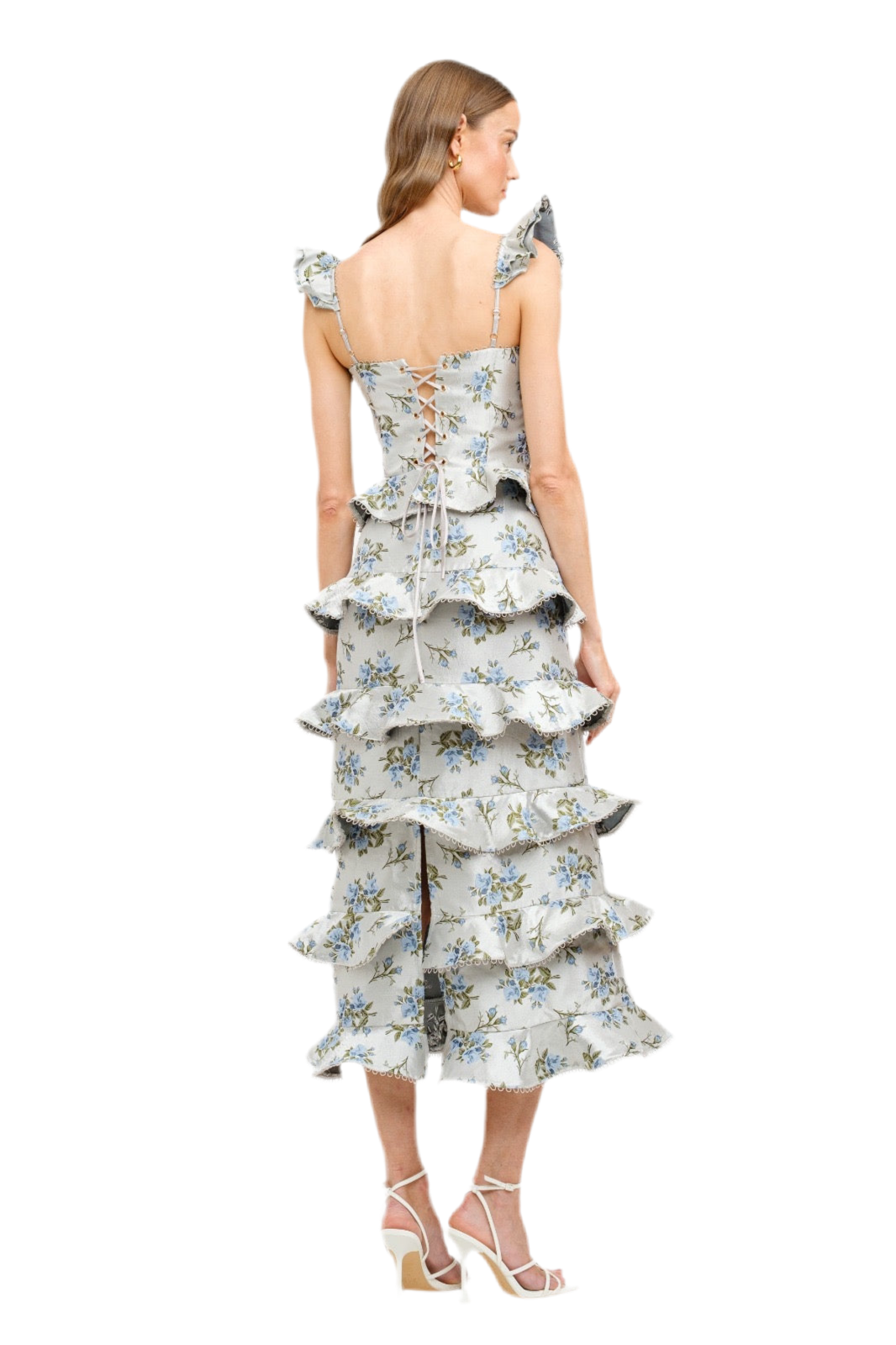 Vestido Midi Flores