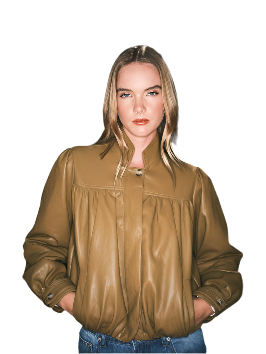 Chamarra Bomber Camel