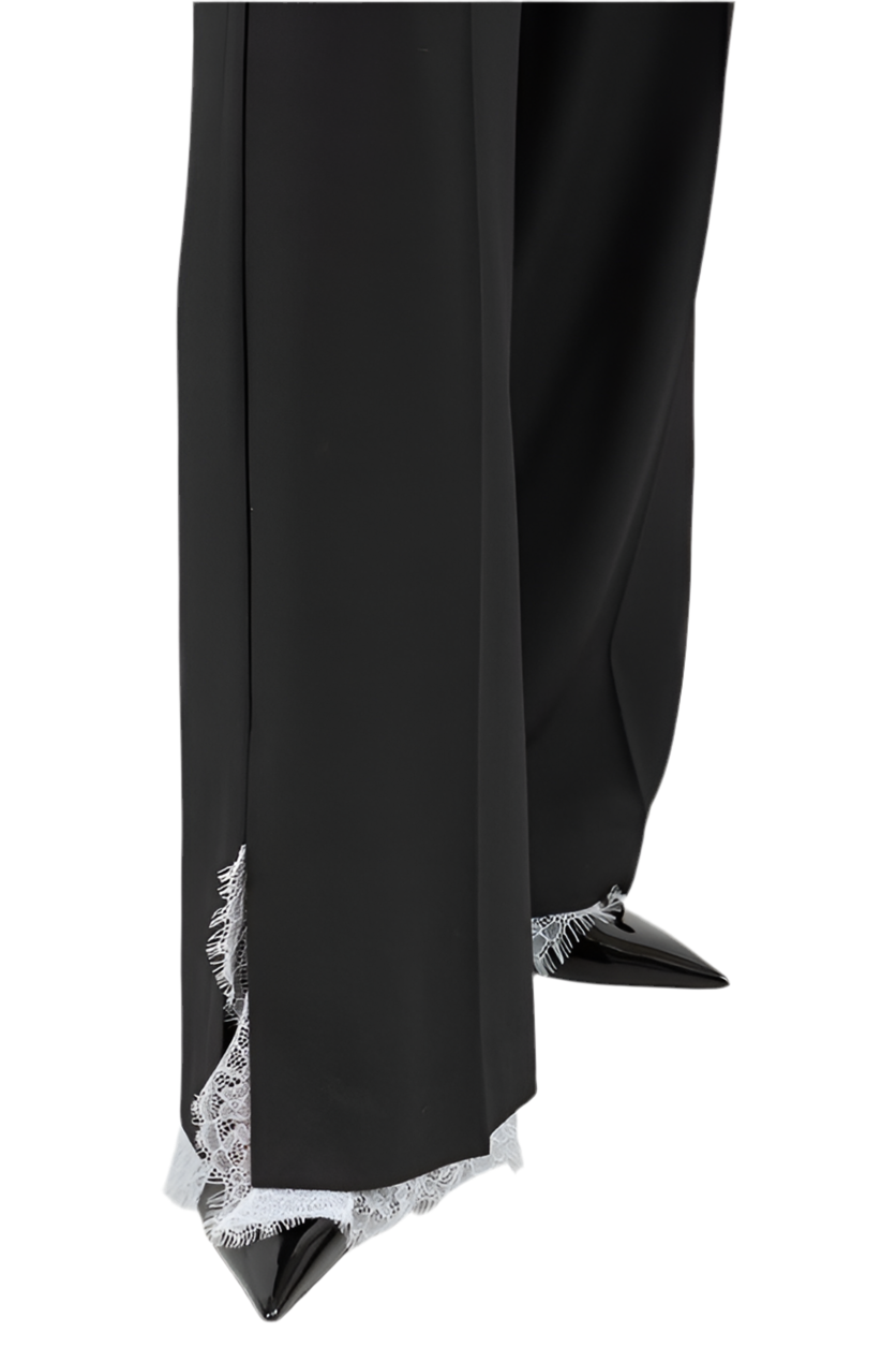 Pantalón negro con encaje
