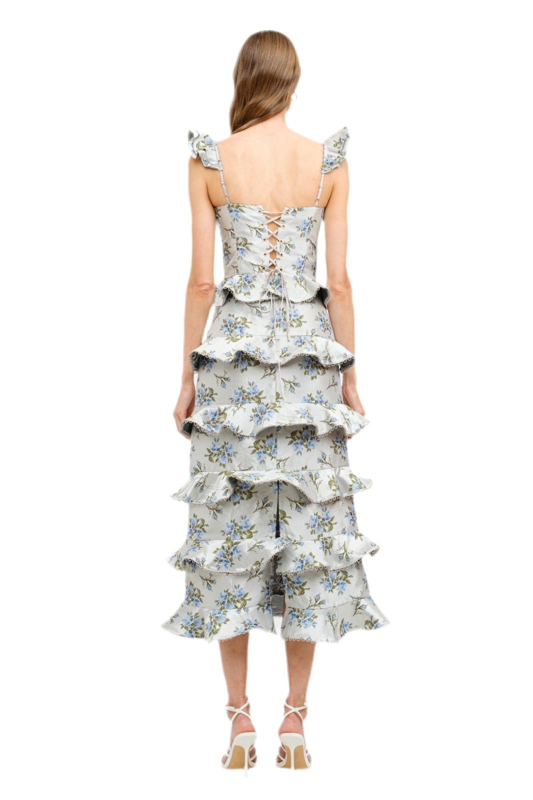 Vestido Midi Flores