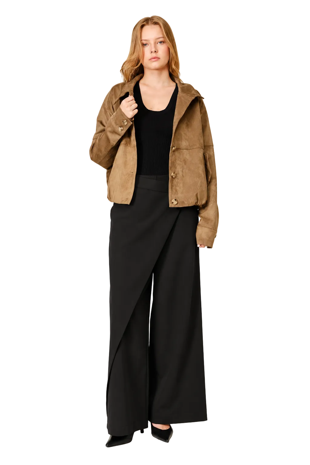 Pantalón Cruzado Negro
