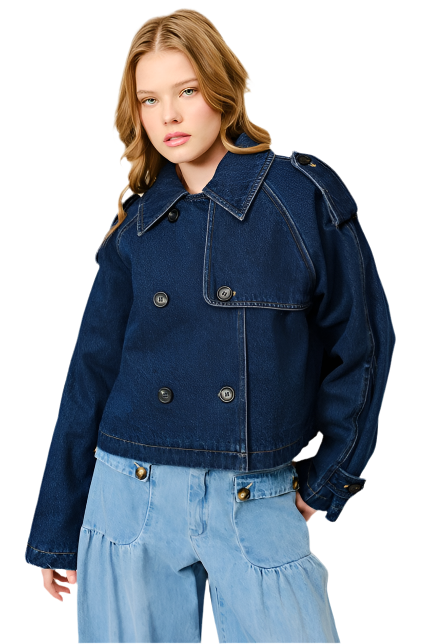 Trench Coat de Mezclilla