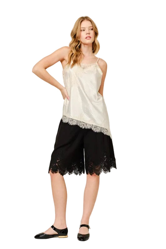 Bermudas Encaje Negras