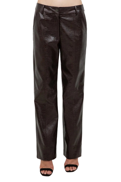Pantalón Croco Café