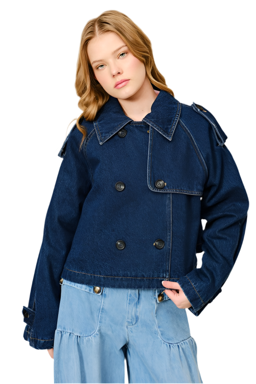 Trench Coat de Mezclilla
