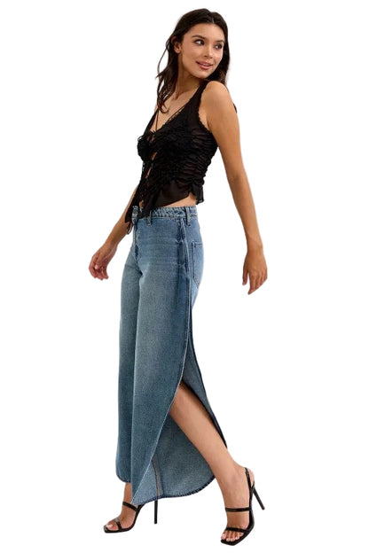 Jeans Barrel Abertura