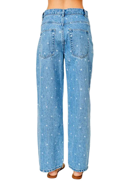 Jeans Polka Dot