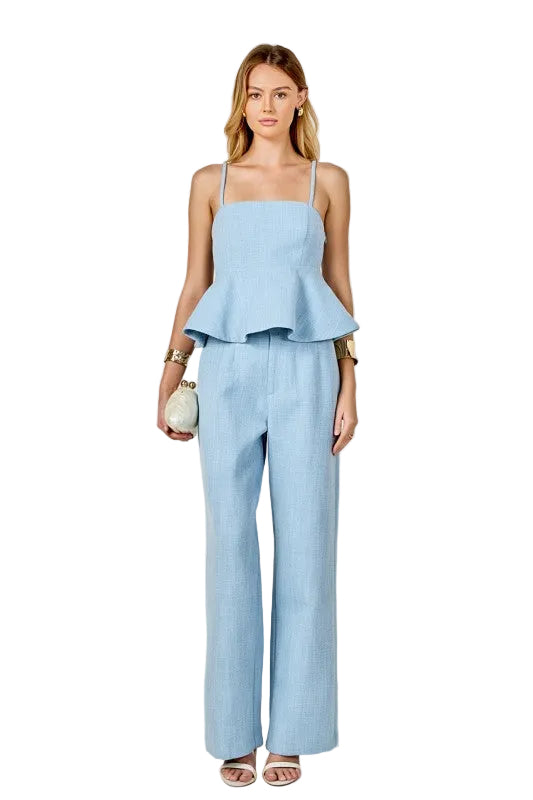 Set Peplum Tweed