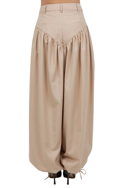 Pantalón Balloon Beige