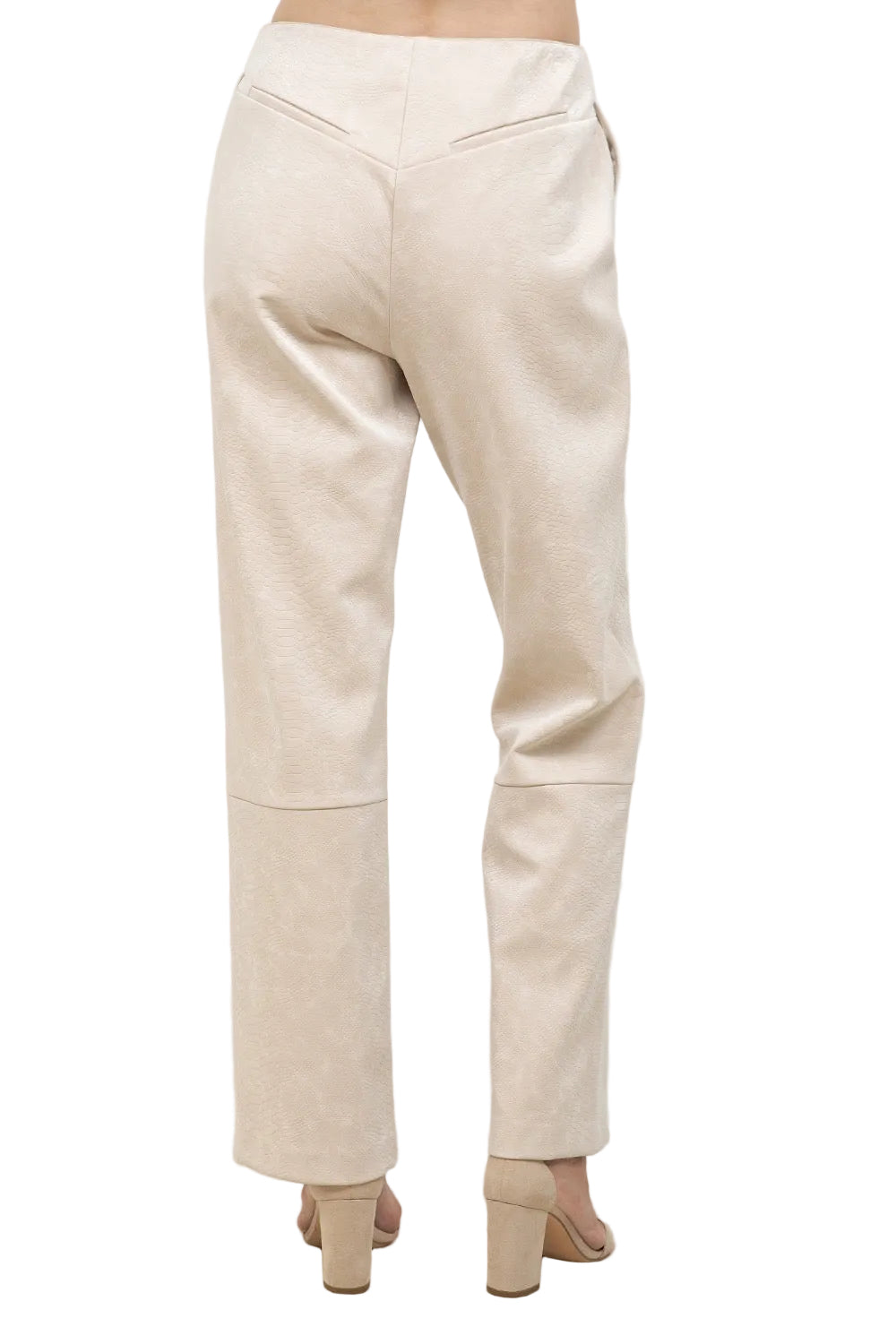 Pantalón Animal Print Crema