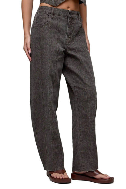 Jeans Baggy Animal Print