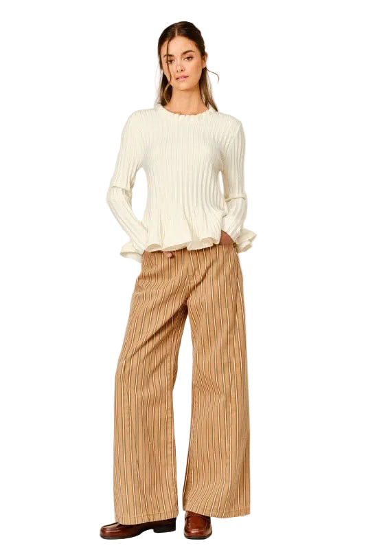Jeans Camel Rayas