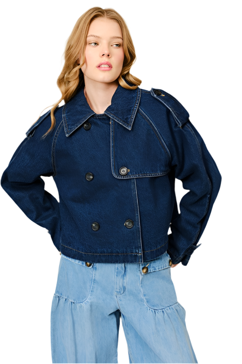 Trench Coat de Mezclilla
