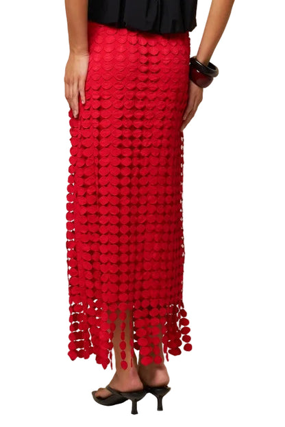 Set de Falda Rojo