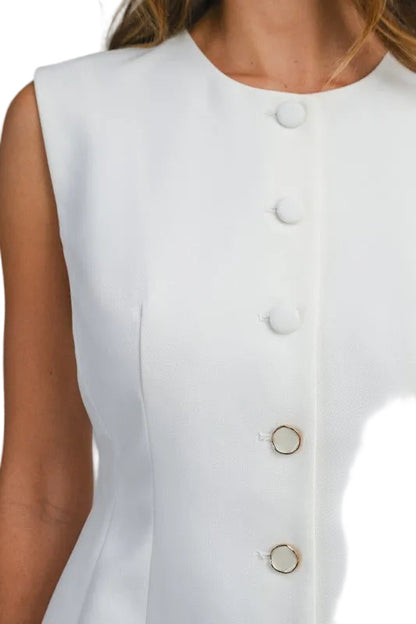 Top / Chaleco Blanco