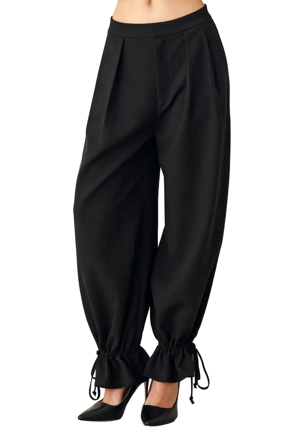 Pantalones Balloon Negros