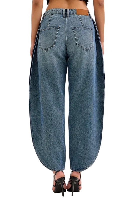 Jeans Barrel Abertura
