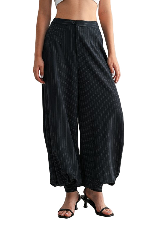Pantalón Balloon Rayas
