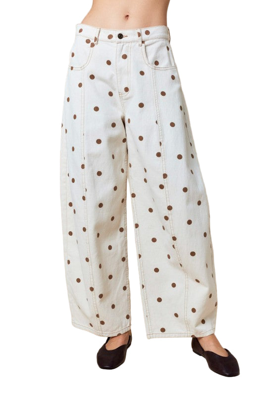 Jeans Polka Dot