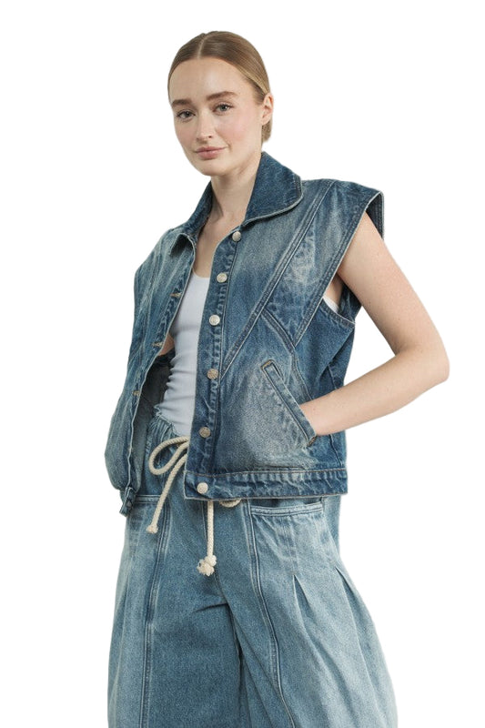Chaleco Denim