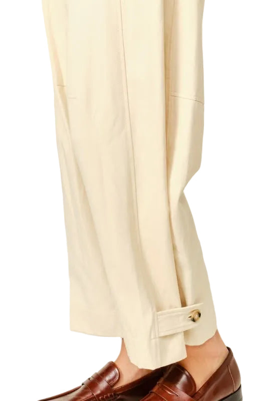 Pantalón Balloon Crema