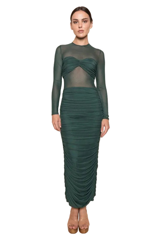 Vestido Tul Drapeado
