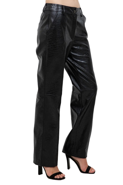 Pantalón Croco Negro