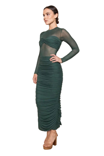Vestido Tul Drapeado
