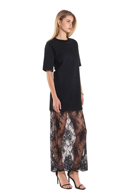 Vestido Negro Encaje