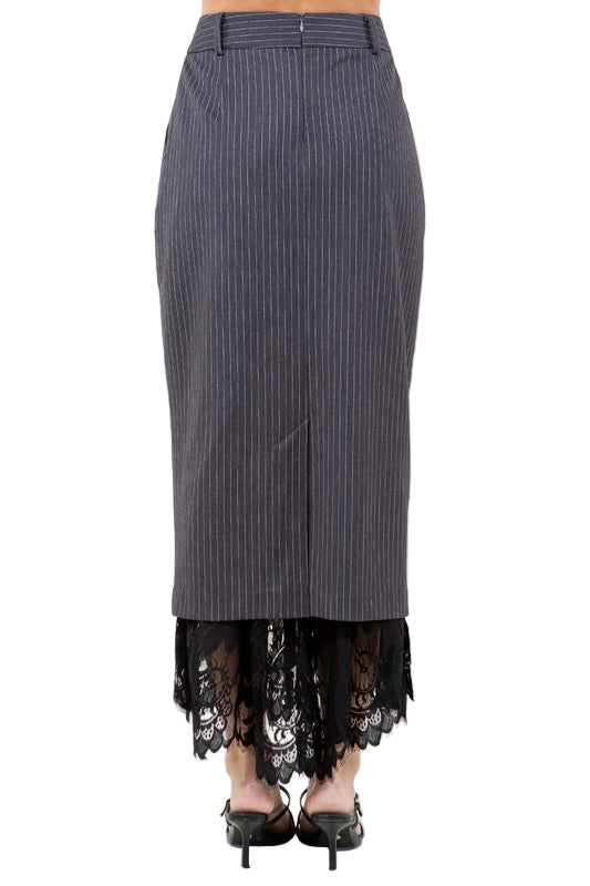 Falda Lápiz Encaje