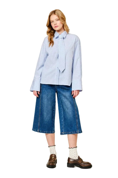 Camisa con Corbata Rayas