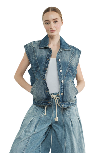 Chaleco Denim
