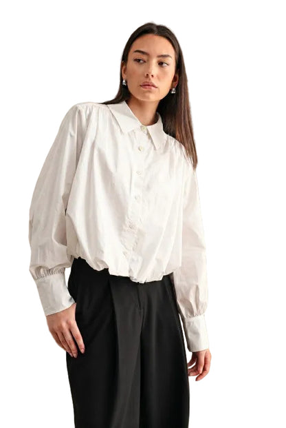 Blusa Blanca Globo
