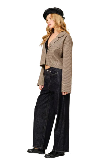 Jeans Barrel Oscuros