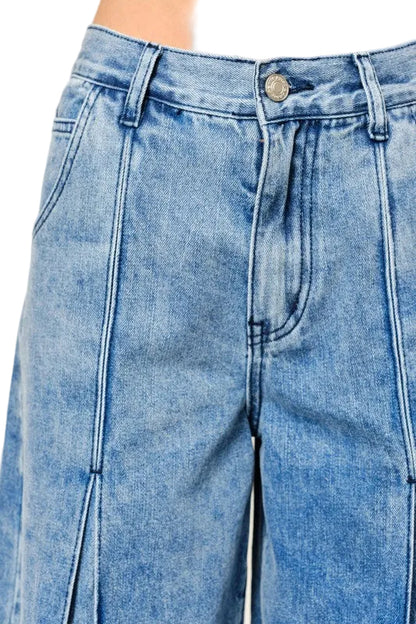 Bermudas con Pliegues