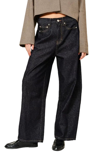 Jeans Barrel Oscuros