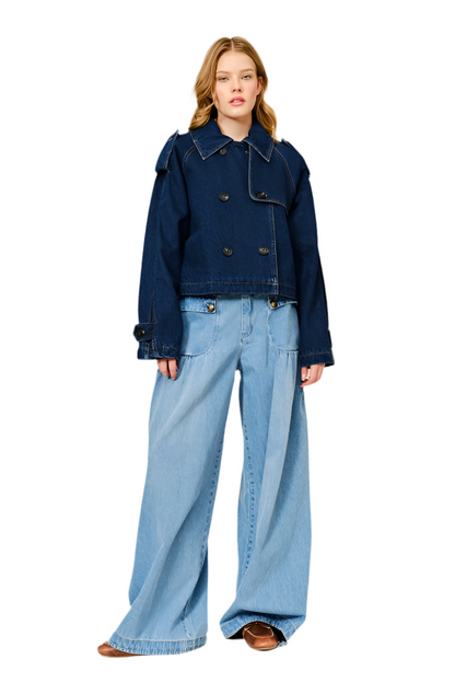 Trench Coat de Mezclilla