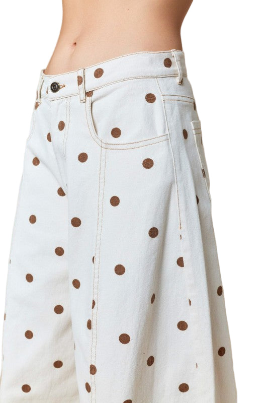 Jeans Polka Dot