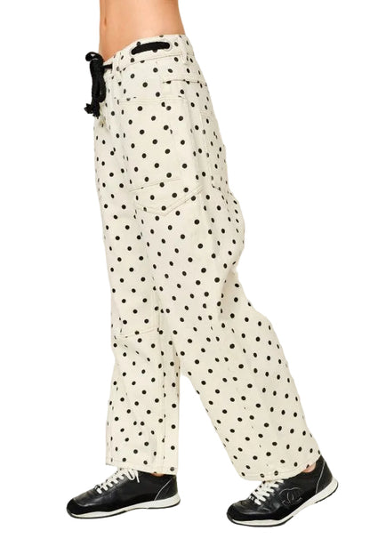Jeans Polka Dot Negro