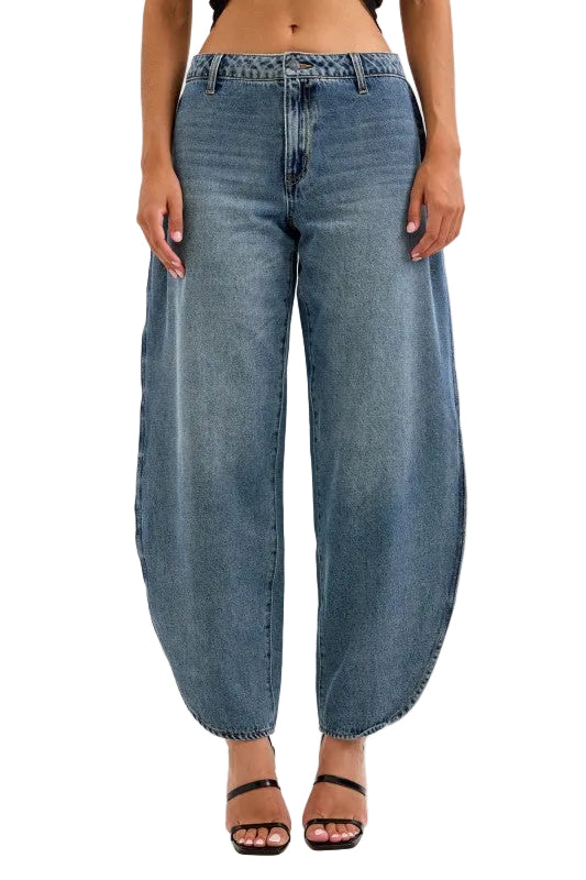 Jeans Barrel Abertura